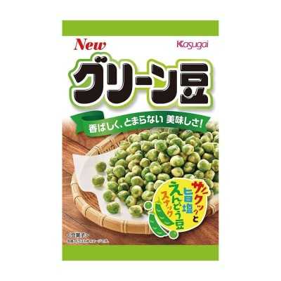 Kasugai Wasabi Green Mame - crackers di piselli al wasabi