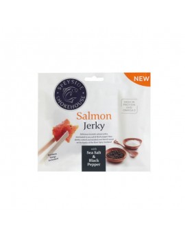 Salmon Jerky with sea salt...