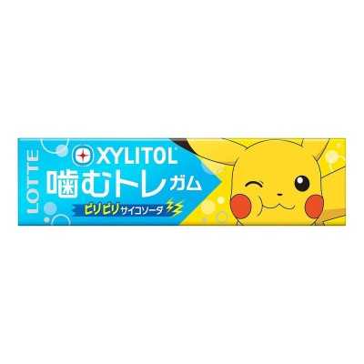 Lotte Xylitol Pokemon Chewing Gum gusto soda (Design Casuale)