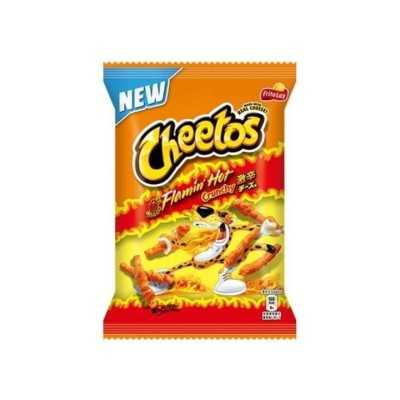 Japanese Cheetos geki-kara crunchy cheese Flamin Hot - Patatine piccanti al formaggio
