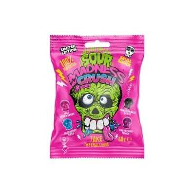 Sour Madness crush hard - caramelle alla frutta agrodolci molto aspre