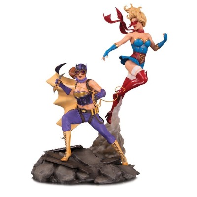 DC BOMBSHELLS  - Batgirl & Supergirl Celebration Statua Figure 35 cm