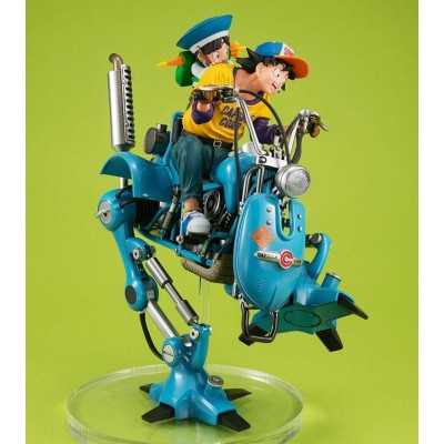 DRAGON BALL Z -  Diorama Son Goku & Son Gohan & Robot with two legs Desktop Real McCoy EX Megahouse PVC Figure 20 cm