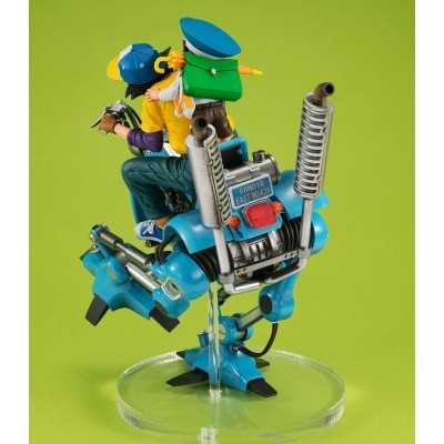 DRAGON BALL Z -  Diorama Son Goku & Son Gohan & Robot with two legs Desktop Real McCoy EX Megahouse PVC Figure 20 cm