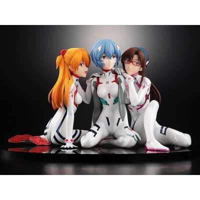 EVANGELION 3.0+1.0 Thrice Upon a Time - Asuka/Rei/Mari: Newtype Cover Ver. 1/8 PVC Statue 12 cm