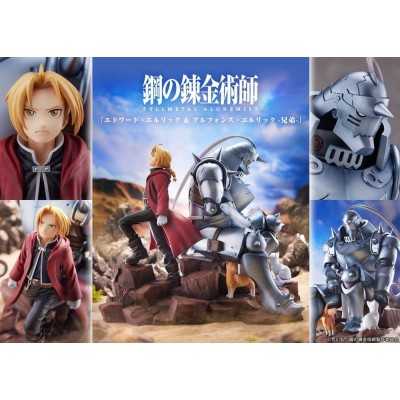 FULLMETAL ALCHEMIST - Edward Elric & Alphonse Elric Brothers PVC Statue 24 cm