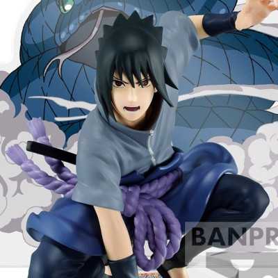 NARUTO SHIPPUDEN - Sasuke Uchiha Panel Spectacle PVC Figure 9 cm 