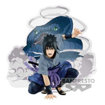 NARUTO SHIPPUDEN - Sasuke Uchiha Panel Spectacle PVC Figure 9 cm 