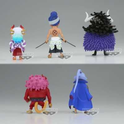 ONE PIECE - Wanokuni Onigashima World Collectable Figure vol. 9 Pacco Completo 7 cm
