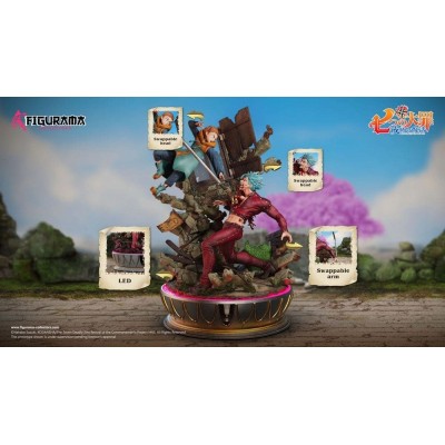 SEVEN DEADLY SINS - Ban vs King Elite Fandom Diorama Figurama Collectors 1/6 Statue 54 Cm