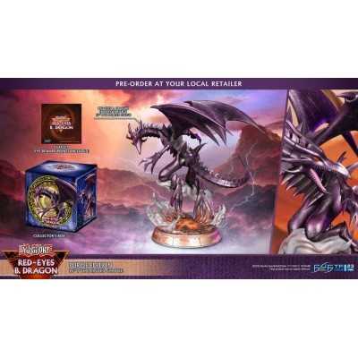 YU-GI-OH! - Red-Eyes B. Dragon Purple Colour F4F PVC Figure 33 cm