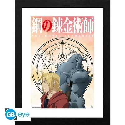 FULLMETAL ALCHEMIST Framed print Elric Brothers Stampa incorniciata