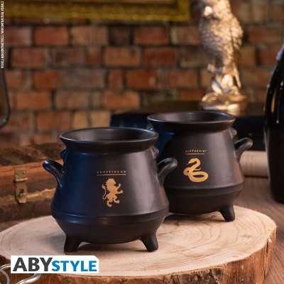 HARRY POTTER - Teapot - with Hogwarts cauldrons set