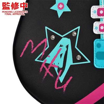 HATSUNE MIKU Shoulder Bag Character Vocal Series 01: Hatsune Miku Guitar-Shaped 27 x 52 cm