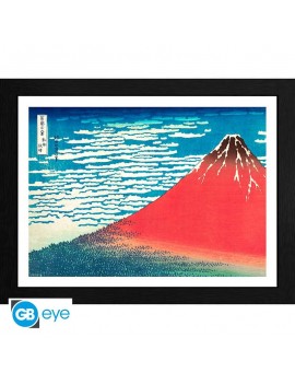HOKUSAI Framed print Red Fuji
