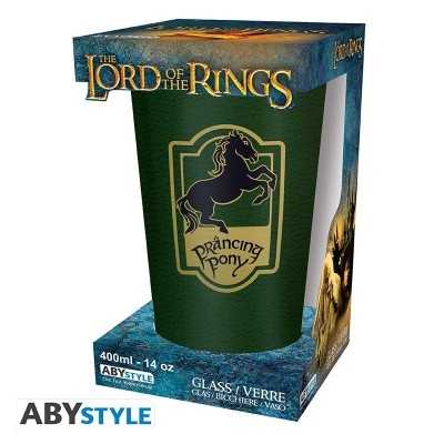 LORD OF THE RINGS - Large Glass - 400ml - Prancing Pony