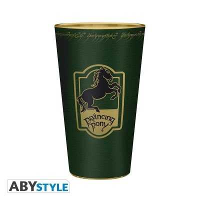 LORD OF THE RINGS - Large Glass - 400ml - Prancing Pony