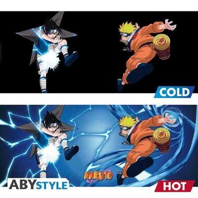 NARUTO - Naruto & Sasuke Tazza Heat Change 460 ml