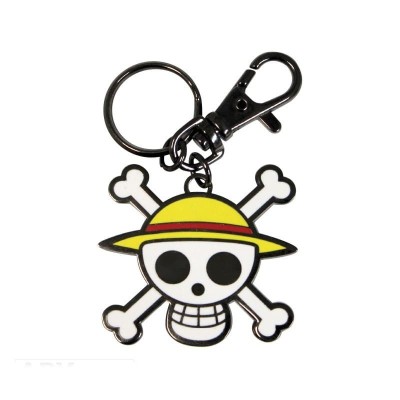 ONE PIECE - Keychain Monkey D. Luffy Skull Logo