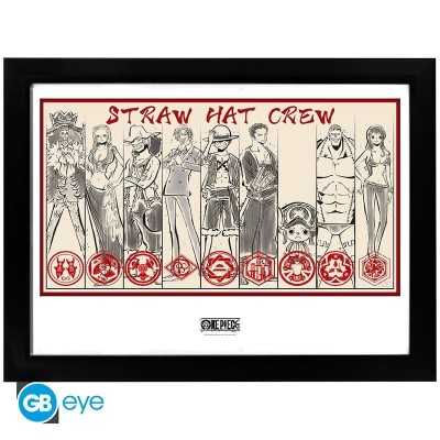 ONE PIECE Framed print Straw Hat Crew Stampa incorniciata