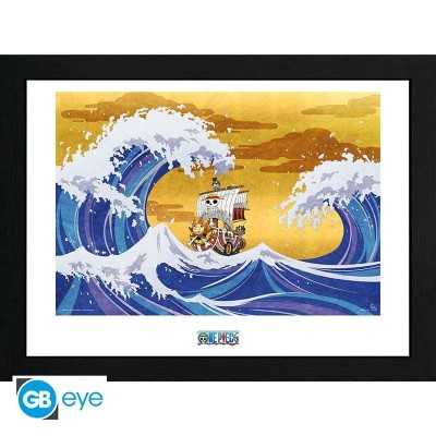 ONE PIECE Framed print Thousand Sunny Stampa incorniciata