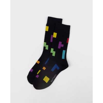 Tetris Regular Socks "Tetriminos Pattern" - Calze