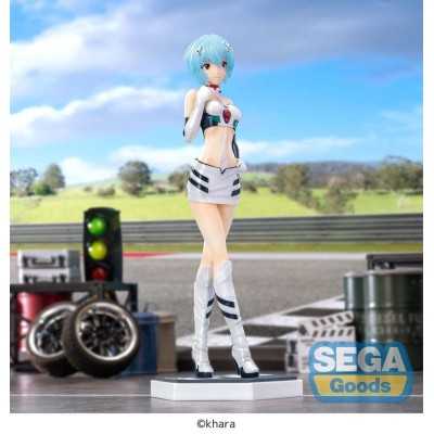 EVANGELION - Rei Ayanami Racing Pit Walk Luminasta SEGA PVC Figure 21 cm