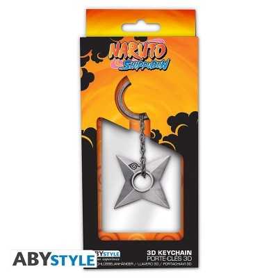 NARUTO SHIPPUDEN - Keychain 3D Shuriken Konoha