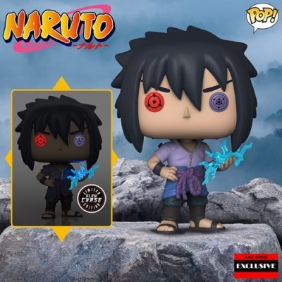 NARUTO SHIPPUDEN - Sasuke Rinnegan Glow Chase Exclusive Funko Pop 1023