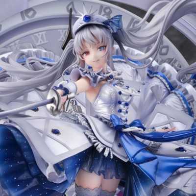 DATE A BULLET - The White Queen Royal Blue Sapphire Dress Ver. SHIBUYA SCRAMBLE FIGURE 1/7 Estream PVC Figure 33 cm