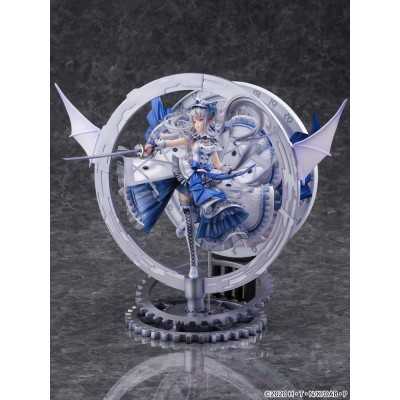 DATE A BULLET - The White Queen Royal Blue Sapphire Dress Ver. SHIBUYA SCRAMBLE FIGURE 1/7 Estream PVC Figure 33 cm