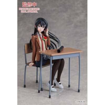 RASCAL DOES NOT DREAM OF A BUNNY GIRL SENPAI - Mai Sakurajima Graduation Ver. Aniplex PVC Figure 15 cm