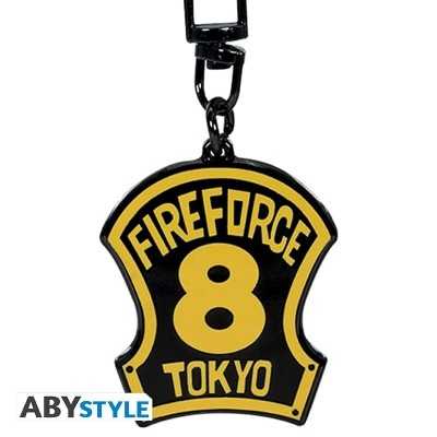 FIRE FORCE - Emblema 8^ compagnia Portachiavi 3D