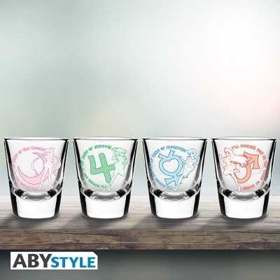 SAILOR MOON - Set di 4 bicchierini (4 Shot glass)