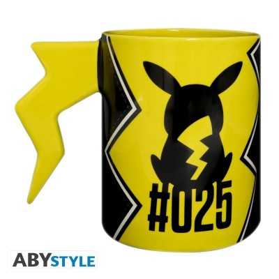 POKEMON - Pikachu lightning bolt handle Mug 3D 