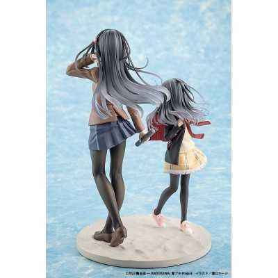 RASCAL DOES NOT DREAM OF A KNAPSACK KID - Mai Sakurajima High School Graduation Ver. & Knapsack Kid Kadokawa PVC Figure 19 cm