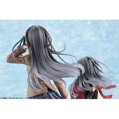 RASCAL DOES NOT DREAM OF A KNAPSACK KID - Mai Sakurajima High School Graduation Ver. & Knapsack Kid Kadokawa PVC Figure 19 cm
