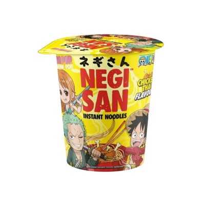 Negisan - Noodles Istantanei One Piece Luffy, Zoro e Nami - Gusto Pollo Teriyaki 65g