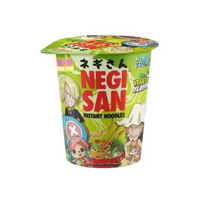 Negisan - Noodles Istantanei One Piece Sanji, Usopp e Chopper - Gusto verdure piccanti 65g