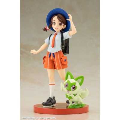 POKEMON - Juliana with Sprigatito Kotobukiya ARTFXJ 1/8 PVC Figure 20 cm