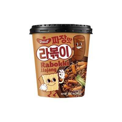 Rabokki Jjajang flavor - Korean instant rice cakes in cup
