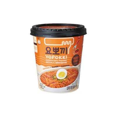 Rabokki sweet and spicy flavor - Korean instant sweet and spicy rice cakes in cup