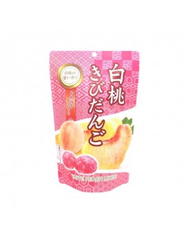 White peach Japanese mochi