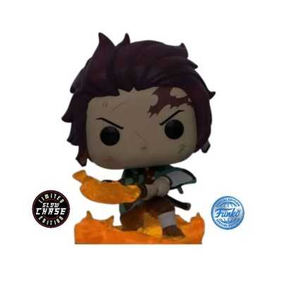 DEMON SLAYER - Tanjiro with flaming blade Chase Special Edition Funko Pop 874
