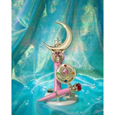 SAILOR MOON Bandai Proplica Replicas Transformation Brooch & Disguise Pen Set Brilliant Color Edition