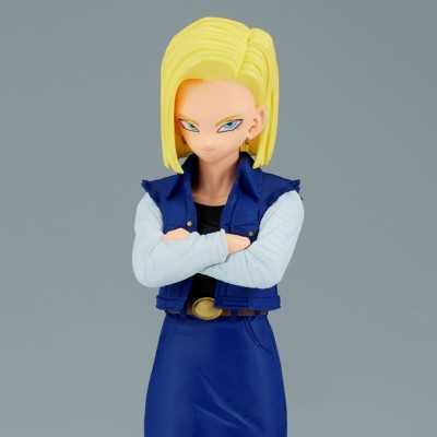 DRAGON BALL Z - Android 18 Solid Edge Works Banpresto PVC Figure 17 cm