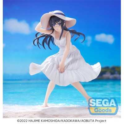 RASCAL DOES NOT DREAM OF A BUNNY GIRL SENPAI - Mai Sakurajima Summer Dress Luminasta SEGA PVC Figure 17 cm
