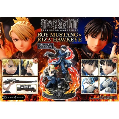 FULLMETAL ALCHEMIST - Roy Mustang & Riza Hawkeye Concept Masterline Statue 1/6 Deluxe Bonus Version Prime 1 Studio 50 cm