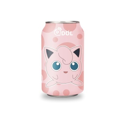 Qdol pokemon sparkling water peach - acqua frizzante aromatizzata alla pesca 330 ML
