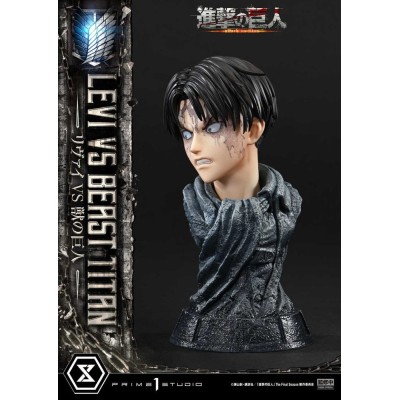 ATTACK ON TITAN - Levi Versus Beast Titan Bonus Edition Ultimate Premium Masterline Series Statue 1/4 Prime 1 Studio 73 cm